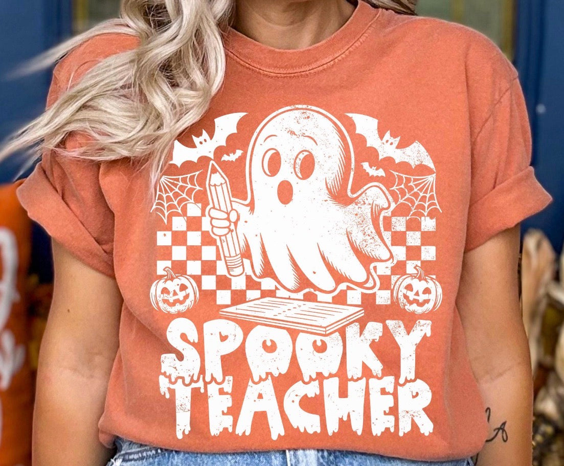 Spooky Teacher Halloween T-shirt