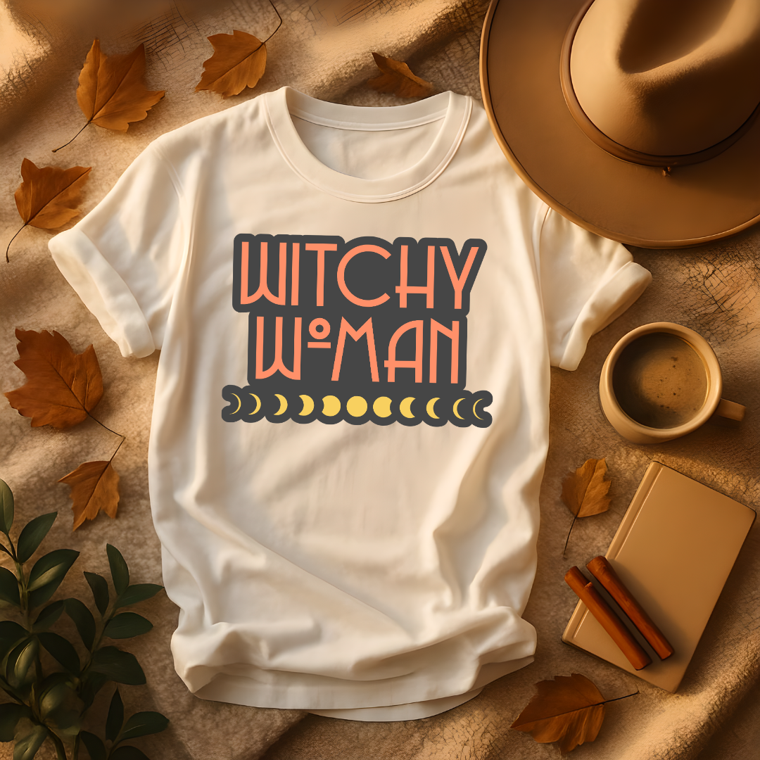 Witchy Woman Halloween T-shirt
