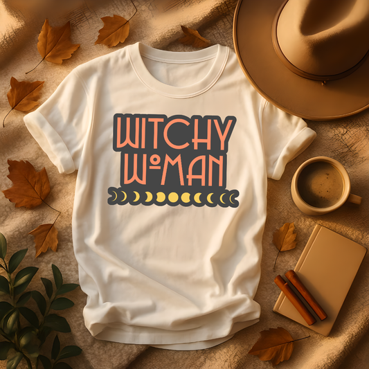Witchy Woman Halloween T-shirt