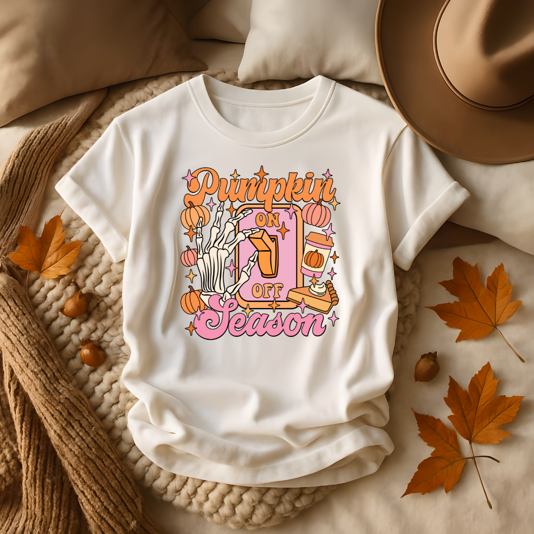 Pumpkin Season- On, Off Fall T-shirt