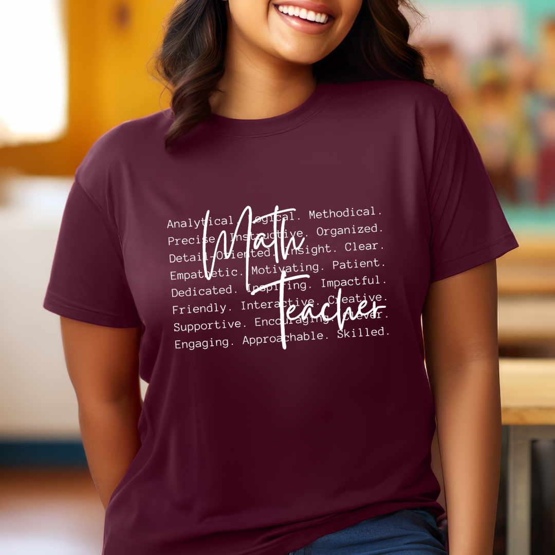 Math Teacher- Descriptions