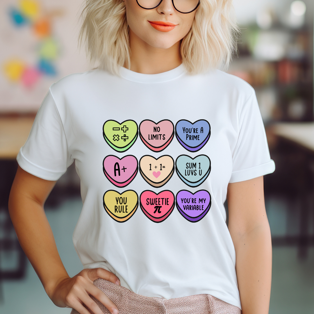 Math Valentine Hearts