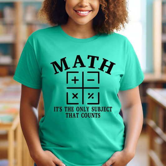 Math, It's the Only Subject That Counts