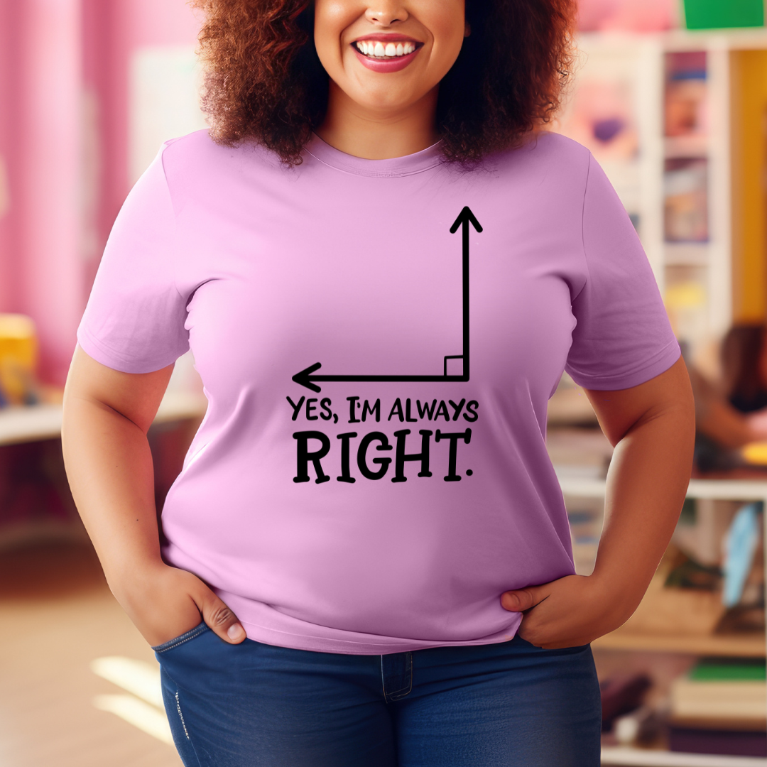 Yes. I'm Always Right