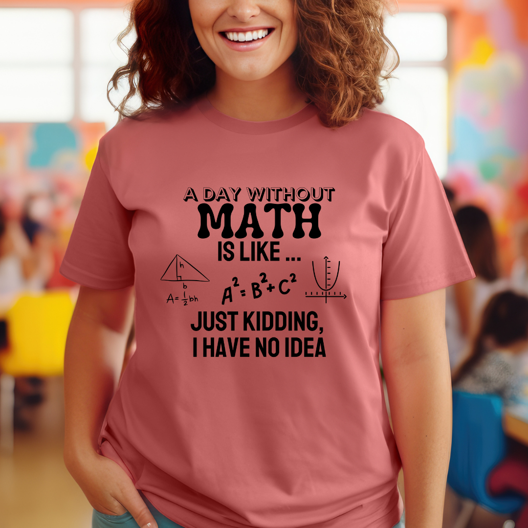 A Day Without Math is Like.....