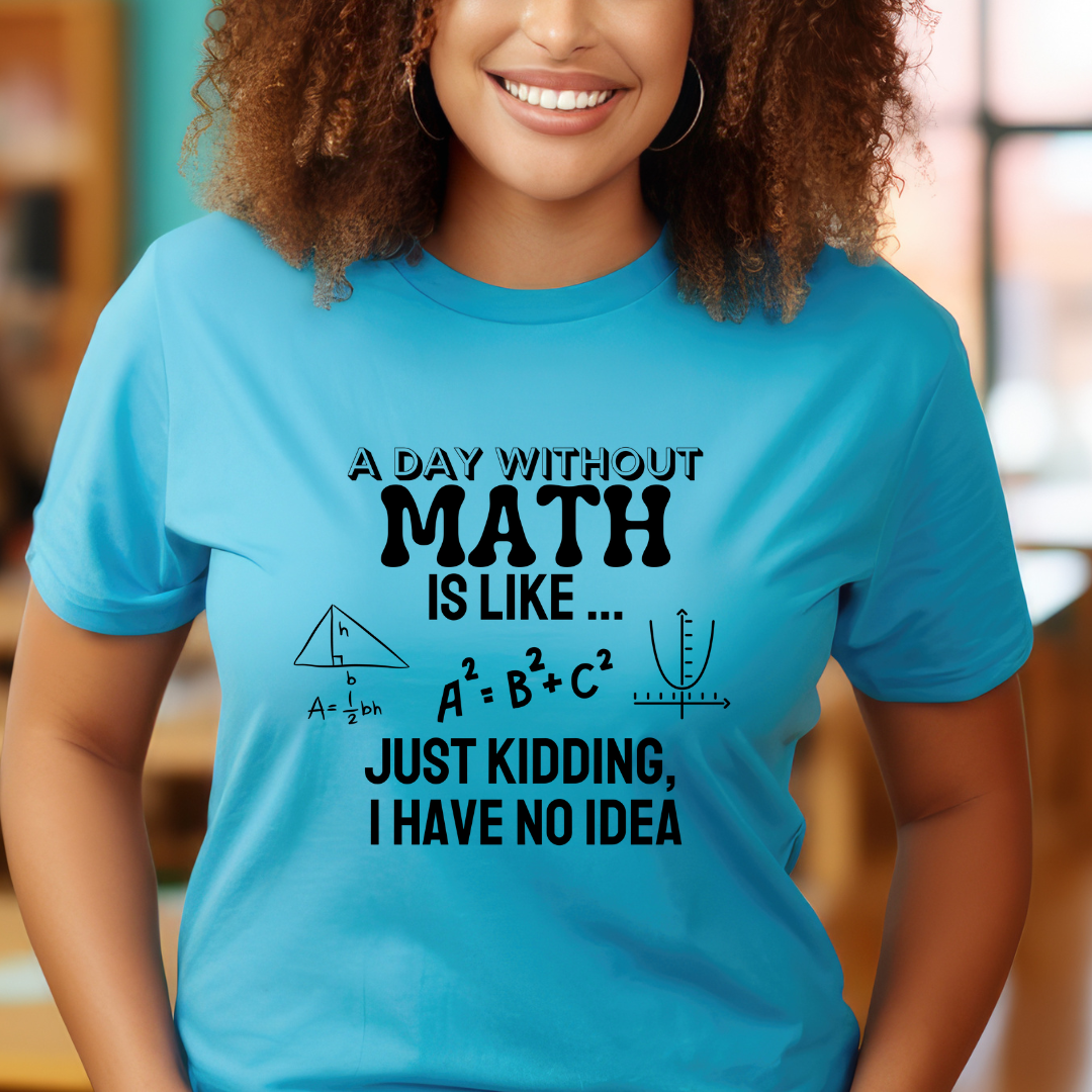 A Day Without Math is Like.....