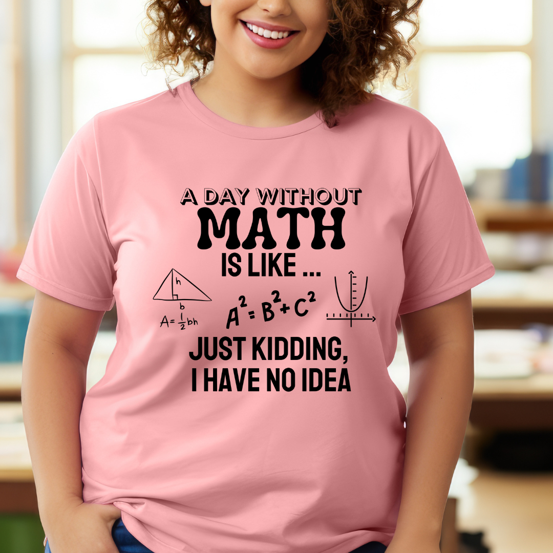 A Day Without Math is Like.....