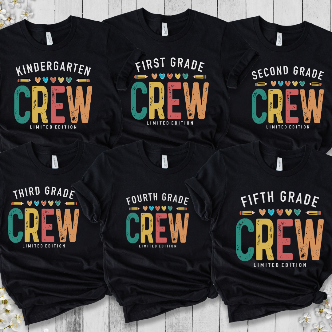 Grade Level Crew with Hearts