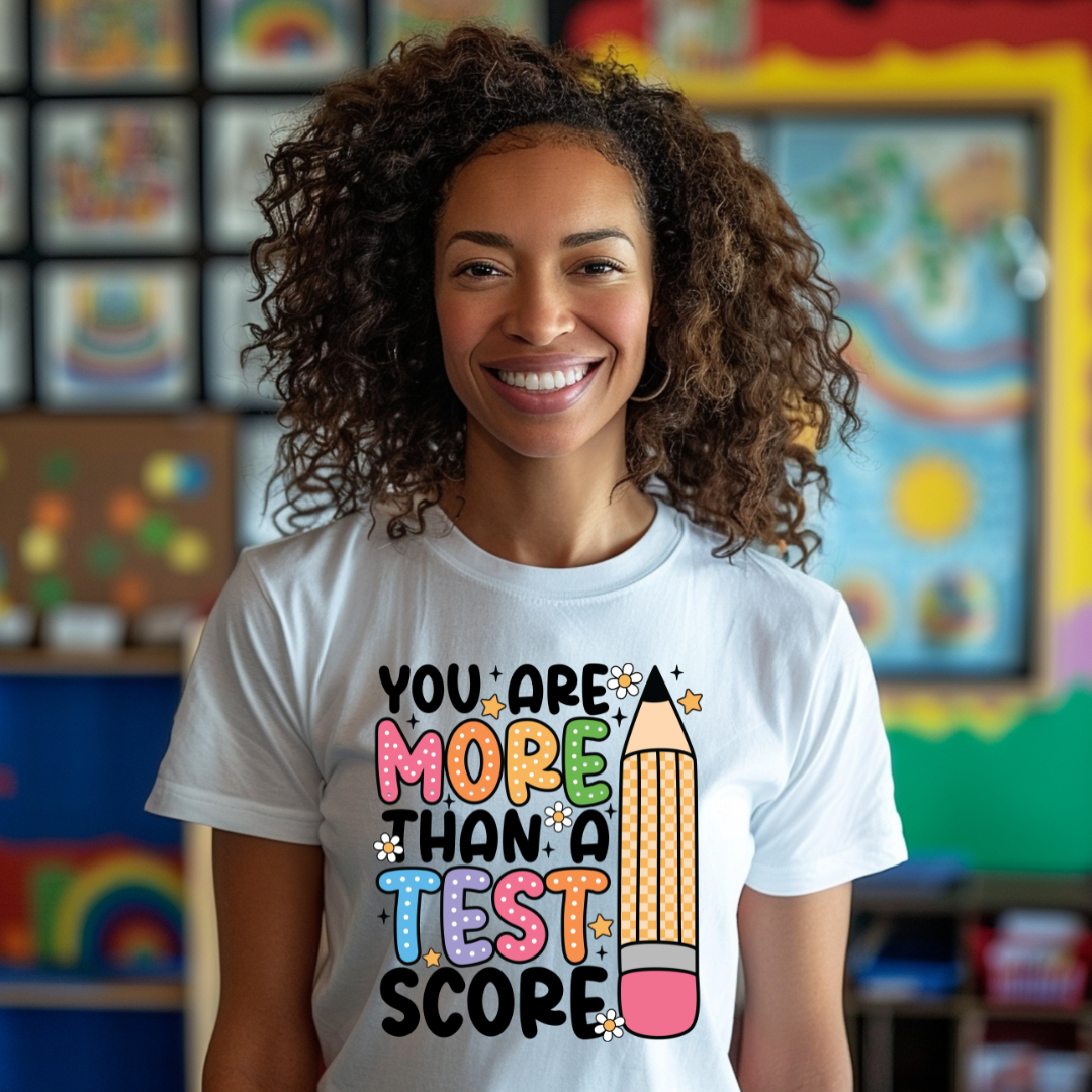 You Are More Than a Test Score -Pencil and Dots