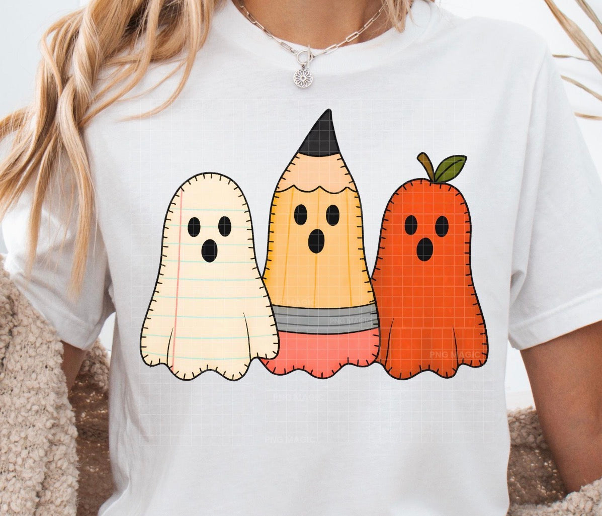 Teacher Ghosts Halloween T-shirt