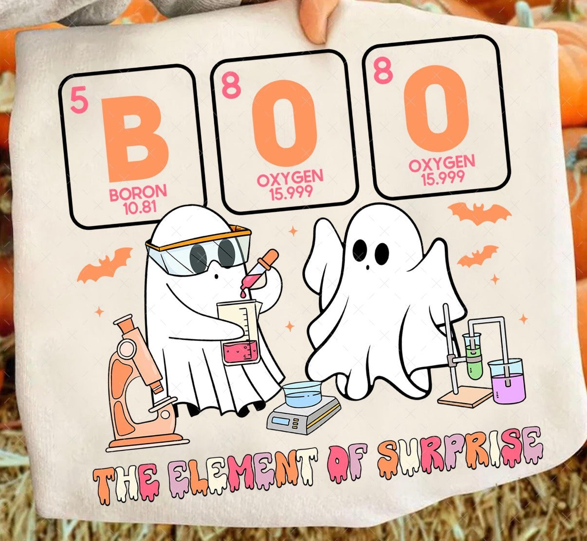 Boo The Element of Surprise Halloween T-shirt