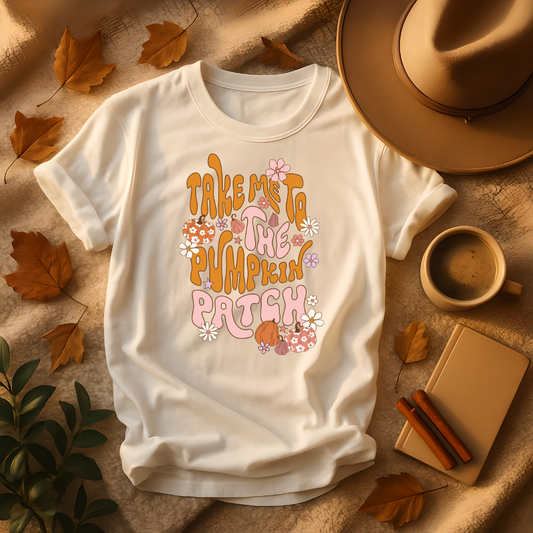 Take Me To The Pumpkin Patch Fall T-shirt