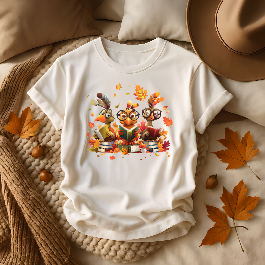Turkey's Reading Fall T-shirt