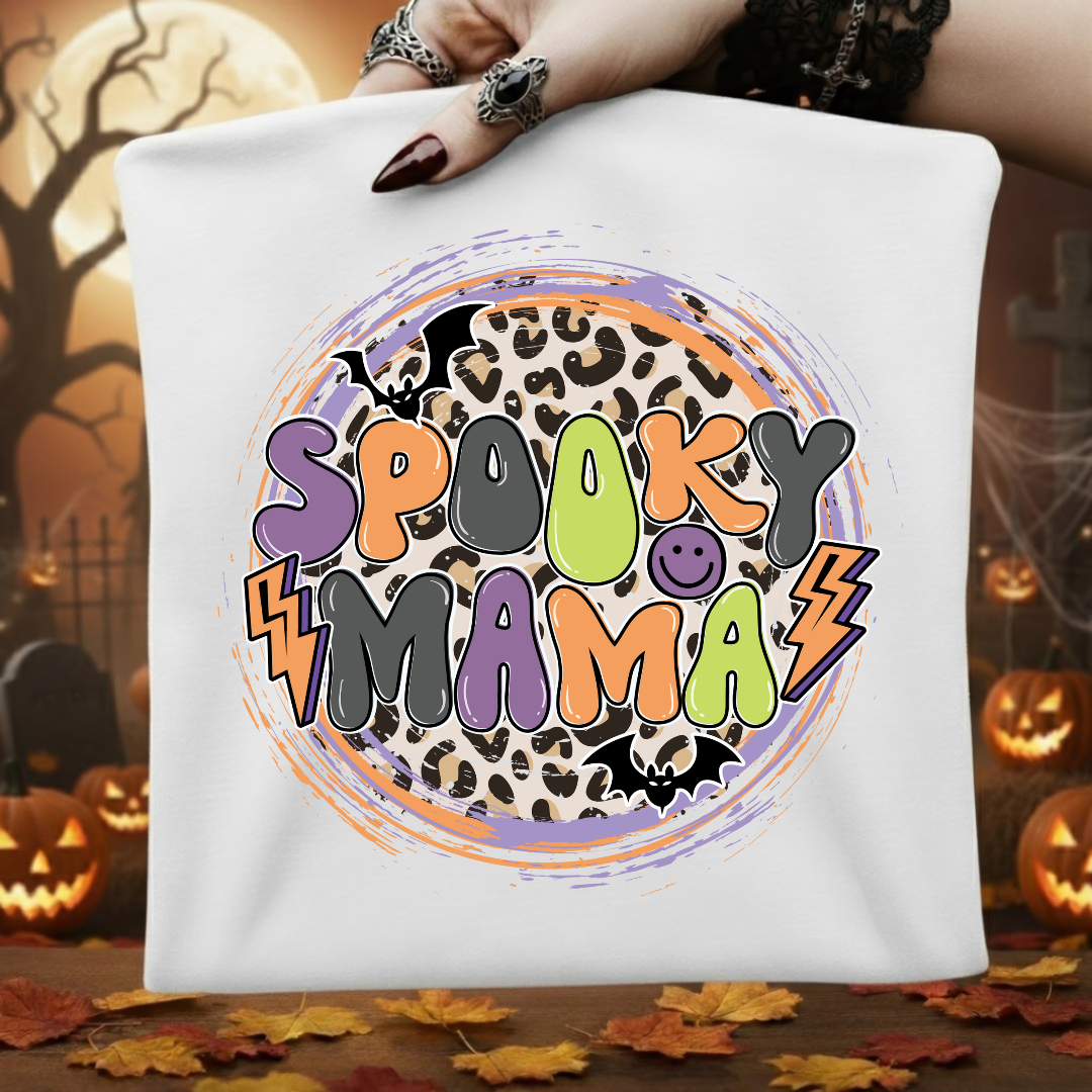 Spooky Mama Halloween T-shirt