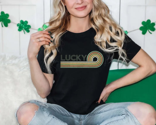 Retro Lucky St Patrick's Day Shirt